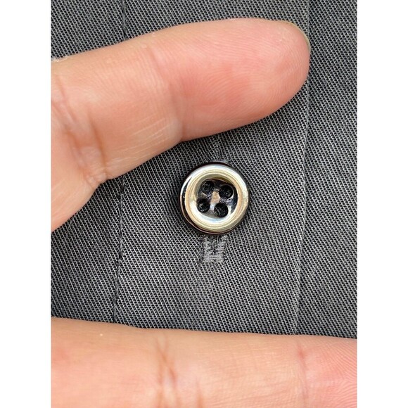 Suzy D London size small tencel jumpsuit made in Italy pewter/gray - Picture 11 of 12